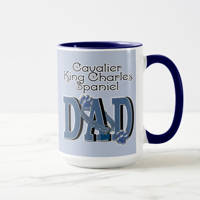 Cavalier King Charles Spaniel DAD Mug (Right)