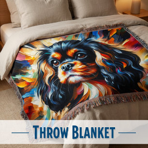 Cavalier King Charles Spaniel Dog Acrylic Print Throw Blanket
