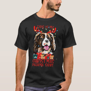 Cavalier King Charles Spaniel Dog Christmas Pajama T-Shirt