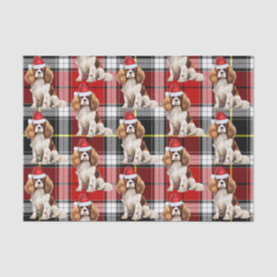 Cavalier King Charles Spaniel Dog Christmas Tissue Paper