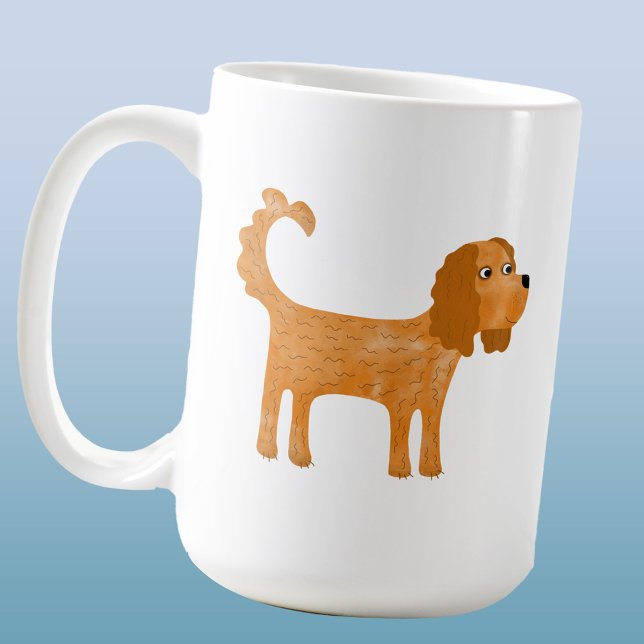 Cavalier King Charles Spaniel Dog Fun Coffee Mug (Fun Cavalier King Charles Spaniel coffee mug)