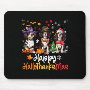 Cavalier King Charles Spaniel Dog Halloween Christ Mouse Pad