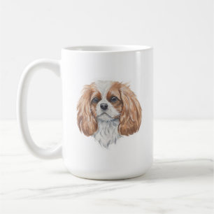 Cavalier King Charles Spaniel Dog Mug   15 oz