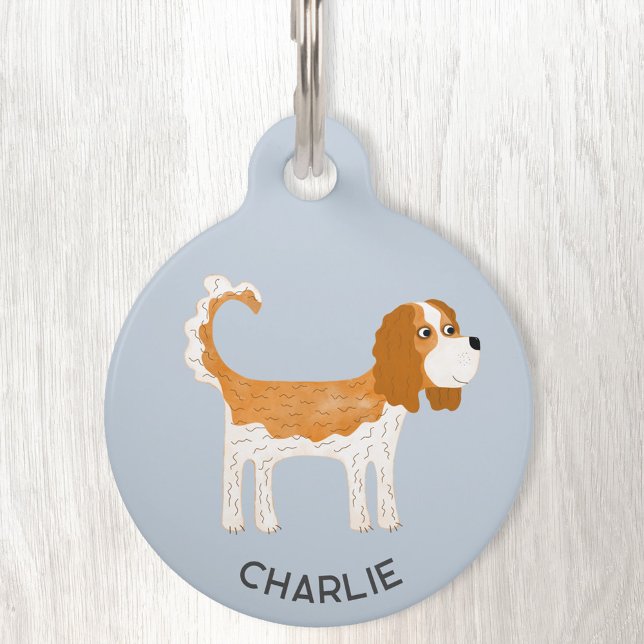 Cavalier King Charles Spaniel Dog Personalized Pet Tag (Creator Uploaded)