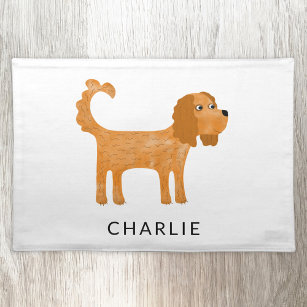 Cavalier King Charles Spaniel Dog Personalized Placemat