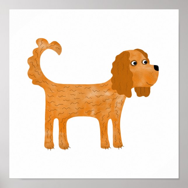 Cavalier King Charles Spaniel Dog Poster (Front)