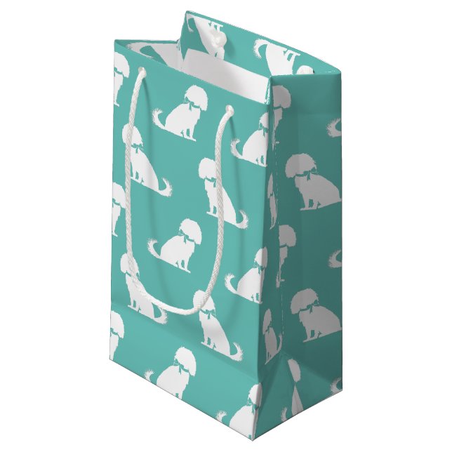 Cavalier King Charles Spaniel Dog Puppy Small Gift Bag (Front Angled)