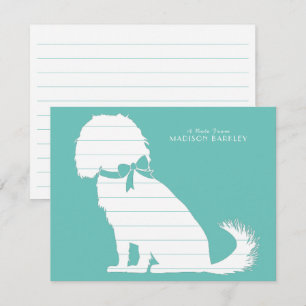 Cavalier King Charles Spaniel Dog Puppy Thank You Card