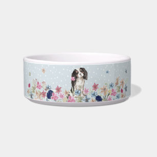 Cavalier King Charles Spaniel Dog with paws Bowl