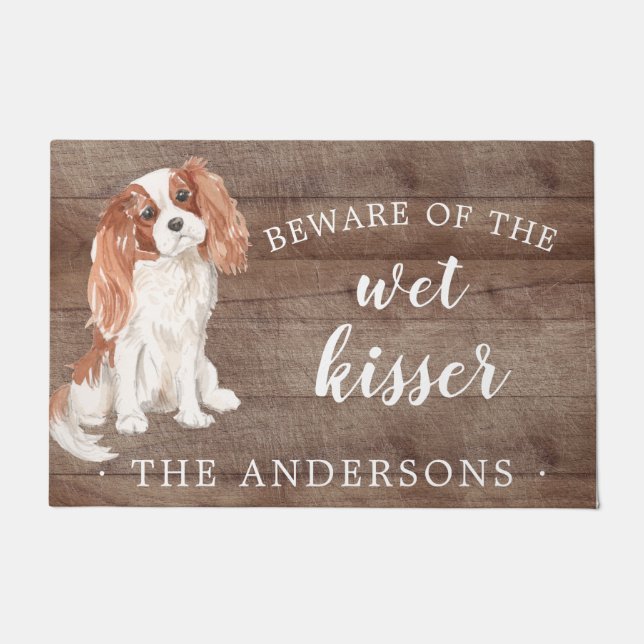 Cavalier King Charles Spaniel Door Mat (Front)