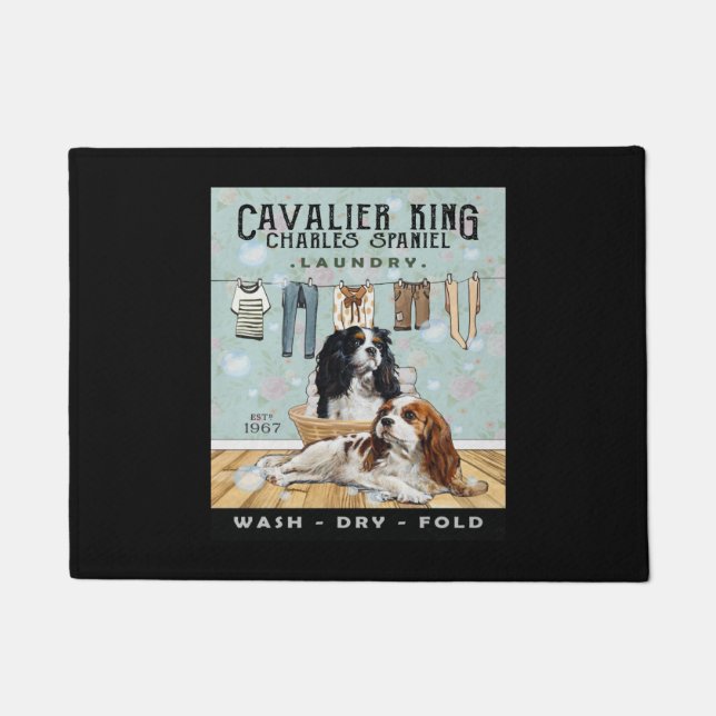 Cavalier King Charles Spaniel Doormat (Front)