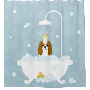 Cavalier King Charles Spaniel Douche rideau