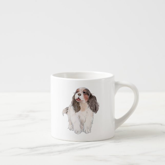 Cavalier King Charles Spaniel Espresso Cup (Right)