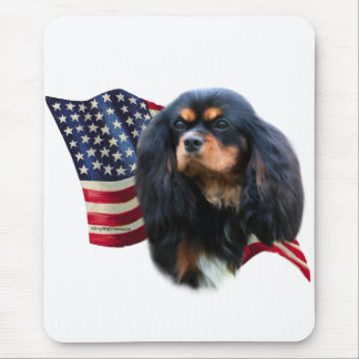Cavalier King Charles Spaniel Flag Mouse Pad