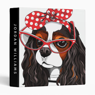 Cavalier King Charles Spaniel From Paris With Love Binder