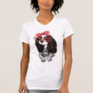 Cavalier King Charles Spaniel From Paris With Love T-Shirt