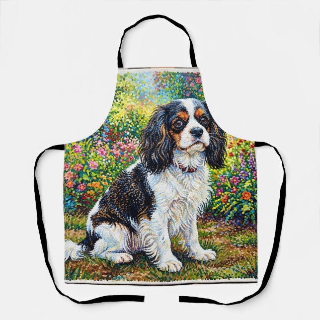 Cavalier King Charles Spaniel Garden Apron (Front)