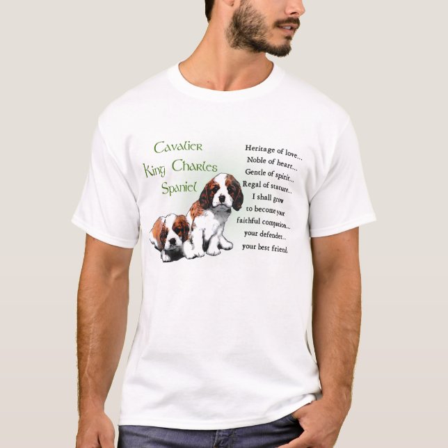 Cavalier King Charles Spaniel Gifts T-Shirt (Front)