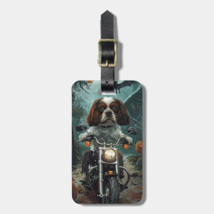 Cavalier King Charles Spaniel Halloween Scary Luggage Tag