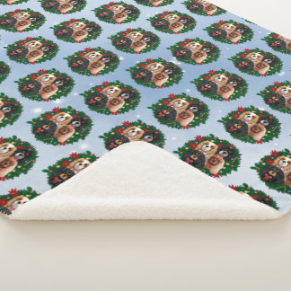 Cavalier King Charles Spaniel Holiday Blanket