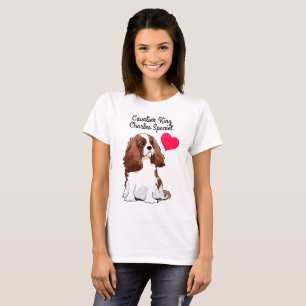 Cavalier King Charles Spaniel Illustrated T-Shirt