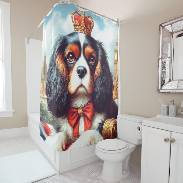 Cavalier King Charles Spaniel Illustration (In Situ)