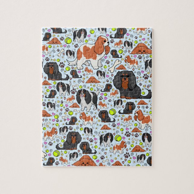 Cavalier King Charles Spaniel Jigsaw Puzzle (Vertical)