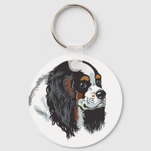 cavalier king charles spaniel keychain