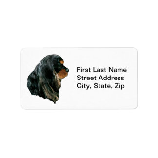 Cavalier King Charles Spaniel Label