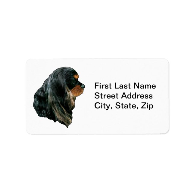 Cavalier King Charles Spaniel Label (Front)