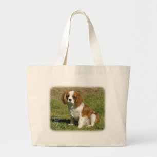 Cavalier King Charles Spaniel Large Tote Bag
