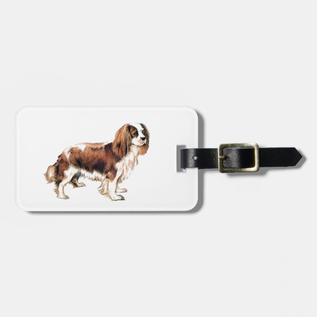 Cavalier King Charles Spaniel Luggage Tag (Front Horizontal)