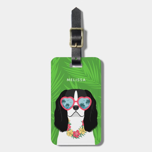Cavalier King Charles Spaniel Luggage Tags (Front Vertical)
