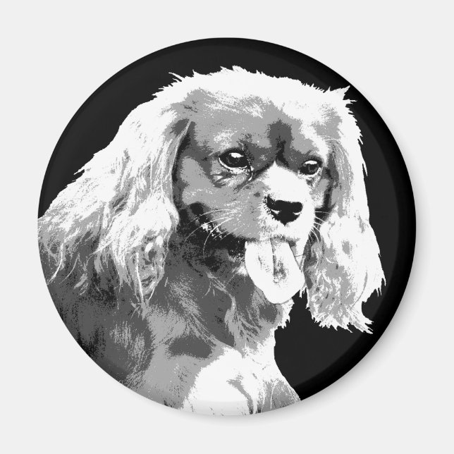Cavalier king charles spaniel magnet (Front)