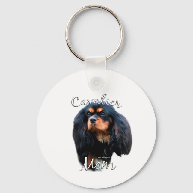 Cavalier King Charles Spaniel Mom 2 Keychain (Front)