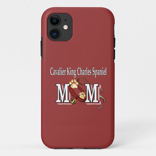 Cavalier King Charles Spaniel Mom Gifts Case-Mate iPhone Case (Back)