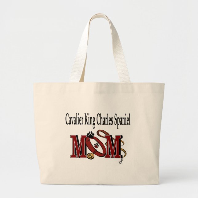 cavalier king charles spaniel MOM Tote Bag (Front)