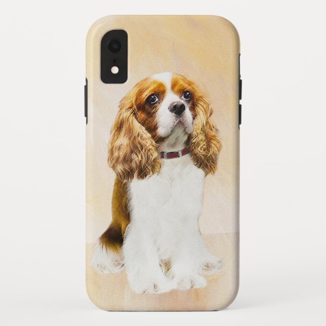 Cavalier King Charles Spaniel Original Painting Case-Mate iPhone Case (Back)