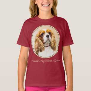 Cavalier King Charles Spaniel Original Painting T- T-Shirt