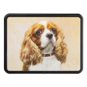 Cavalier King Charles Spaniel Original Painting Trailer Hitch Cover