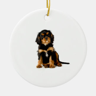 Cavalier King Charles Spaniel Ornament Black & Tan