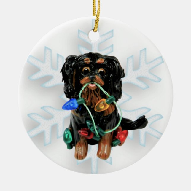 Cavalier King Charles Spaniel ornement de Noël (Devant)