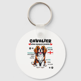 Cavalier King Charles Spaniel Owner Funny Dog Love Keychain