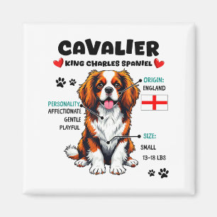 Cavalier King Charles Spaniel Owner Funny Dog Love Magnet