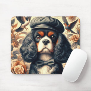 Cavalier King Charles Spaniel Painting Mouse Pad