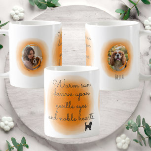 Cavalier King Charles Spaniel Pastel Orange Custom Coffee Mug