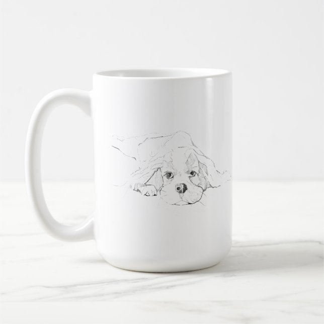 Cavalier King Charles Spaniel Pet Mug (Left)