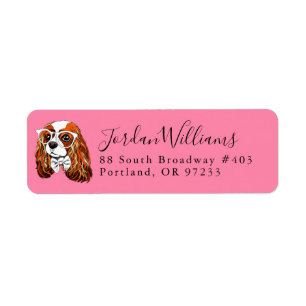 Cavalier King Charles Spaniel Portrait Add Name