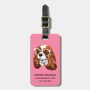 Cavalier King Charles Spaniel Portrait Add Your Luggage Tag