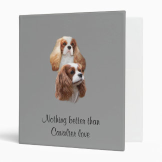 Cavalier King Charles Spaniel Pretty Girls Binder